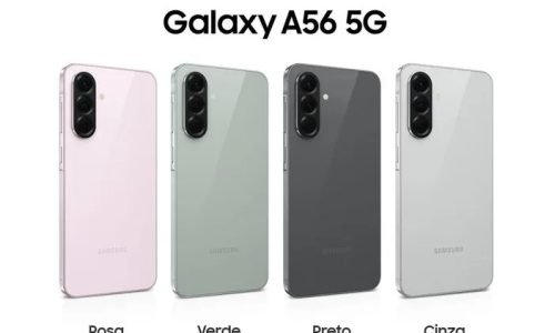 Samsung Galaxy A56 5G: O Novo Intermediário que Chega com Tecnologia de Ponta

A Samsung acaba de lançar o Galaxy A56 5G, um smartphone intermediário que promete combinar desempenho robusto, design moderno e recursos avançados a um preço acessível. Anunciado oficialmente em março de 2025, o dispositivo chega ao mercado com especificações que o colocam como uma opção atraente para quem busca um celular 5G com longa vida útil e integração de inteligência artificial. Neste artigo, exploraremos os detalhes do lançamento, as características técnicas, os destaques e o que o Galaxy A56 5G oferece ao consumidor.

Lançamento e Disponibilidade

O Galaxy A56 5G foi apresentado globalmente antes do Mobile World Congress (MWC) 2025, com sua chegada ao mercado brasileiro confirmado em 19 de março de 2025. A Samsung trouxe o dispositivo ao Brasil com preços competitivos: a versão de 8 GB de RAM e 128 GB de armazenamento tem preço inicial de R$ 2.999, enquanto o modelo com 256 GB sai por R$ 3.499. No varejo online, já é possível encontrar o smartphone por valores a partir de R$ 2.160 à vista, o que reflete promoções de lançamento e a alta concorrência no segmento intermediário.

O aparelho está disponível em quatro cores vibrantes com o prefixo 